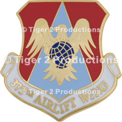 375th AIRLIFT WING PIN