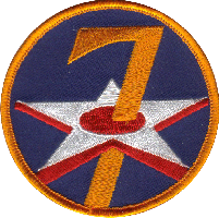 7th AIR FORCE PATCH ARMY AIR FORCE