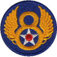 8th AIR FORCE PATCH ARMY AIR FORCE
