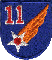 11th AIR FORCE PATCH ARMY AIR FORCE