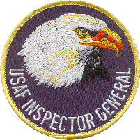 USAF INSPECTOR GENERAL PATCH