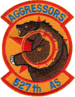 527th AGGRESSORS PATCH
