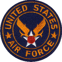 USAF EMBLEM PATCH WWII FELT