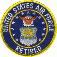 USAF RETIRED PATCH