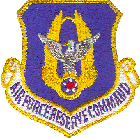 AIR FORCE RESERVE COMMAND PATCH WITH VELCRO