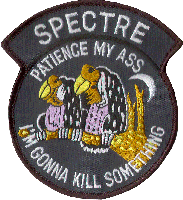 SPECTRE GUNSHIP 'PATIENCE' PATCH