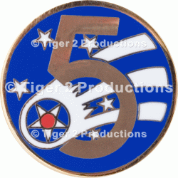 5th AIR FORCE PIN - ARMY AIR FORCE