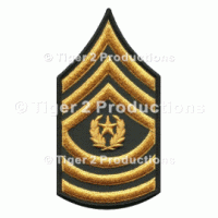 COMMAND SERGEANT MAJOR (ARMY) GOLD/GREEN MEN PAIR