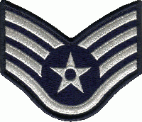 STAFF SGT (E-5) USAF CLOTH LARGE PAIR