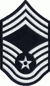 CHIEF MASTER SERGEANT (E-9)  CLOTH SMALL PAIR