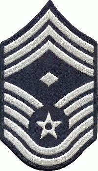 CHIEF MASTER SERGEANT (E-9 1st SGT) CLOTH SMALL PAIR