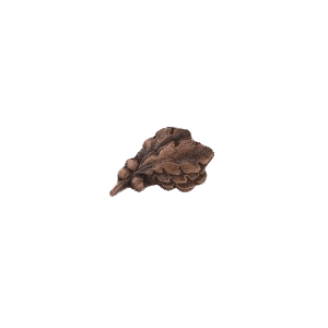 BRONZE OAK LEAF CLUSTER 5/16" GLUE ON