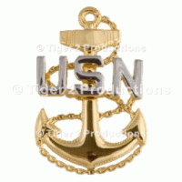 CHIEF PETTY OFFICER (NAVY) HAT BADGE MINIATURE SIZE