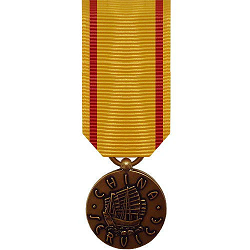 CHINA SERVICE MEDAL MINIATURE SIZE