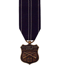 COAST GUARD EXPERT RIFLEMAN MEDAL MINIATURE SIZE