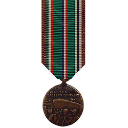 EUROPE AFRICA MIDDLE EAST MEDAL MINIATURE SIZE