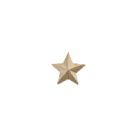 GOLD STAR RIBBON DEVICE 3/16" GLUE ON