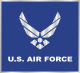 AIR FORCE SYMBOL LAPEL PIN 1/2 INCH