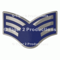 SENIOR AIRMAN (BLUE STAR) METAL PAIR