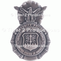 SECURITY FORCES SHIELD PIN SILVER OXIDE