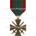FRENCH CROIX DE GUERRE WWII MEDAL REGULATION SIZE