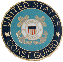 U.S. COAST GUARD PIN LARGE