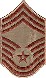 CHIEF MASTER SERGEANT (E-9) CLOTH LARGE PAIR DESERT