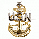 SENIOR CHIEF PETTY OFFICER (NAVY) HAT BADGE MINIATURE SIZE