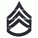 STAFF SERGEANT (ARMY) BLACK METAL PAIR